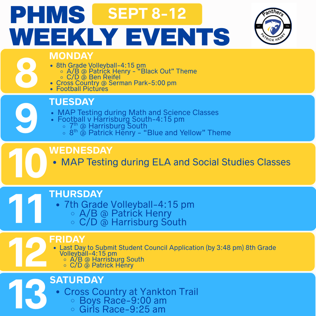 Weekly Events