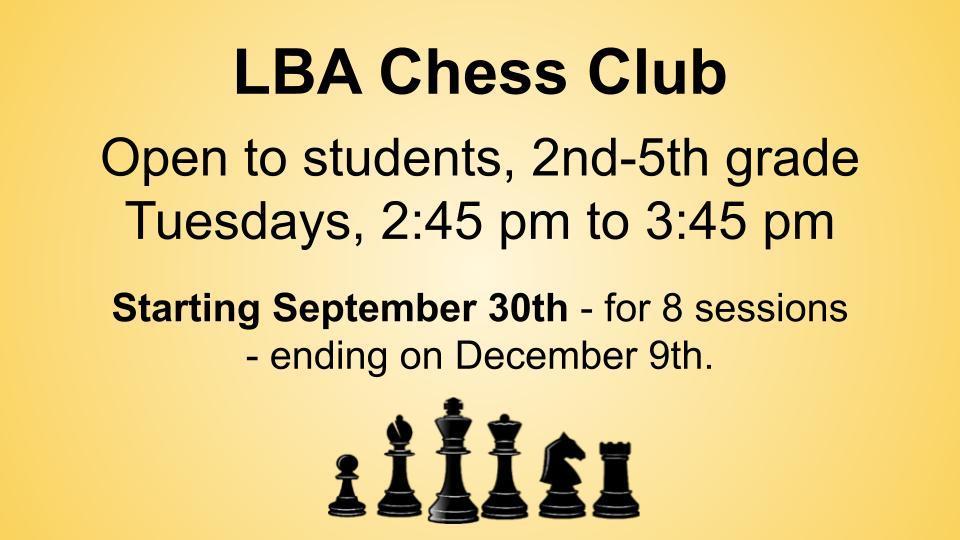 Chess Club at LBA