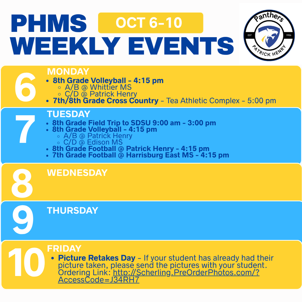 Weekly Events