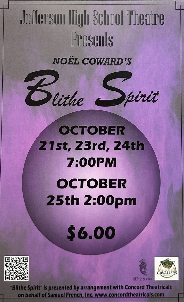 Blithe Spirit Play Poster