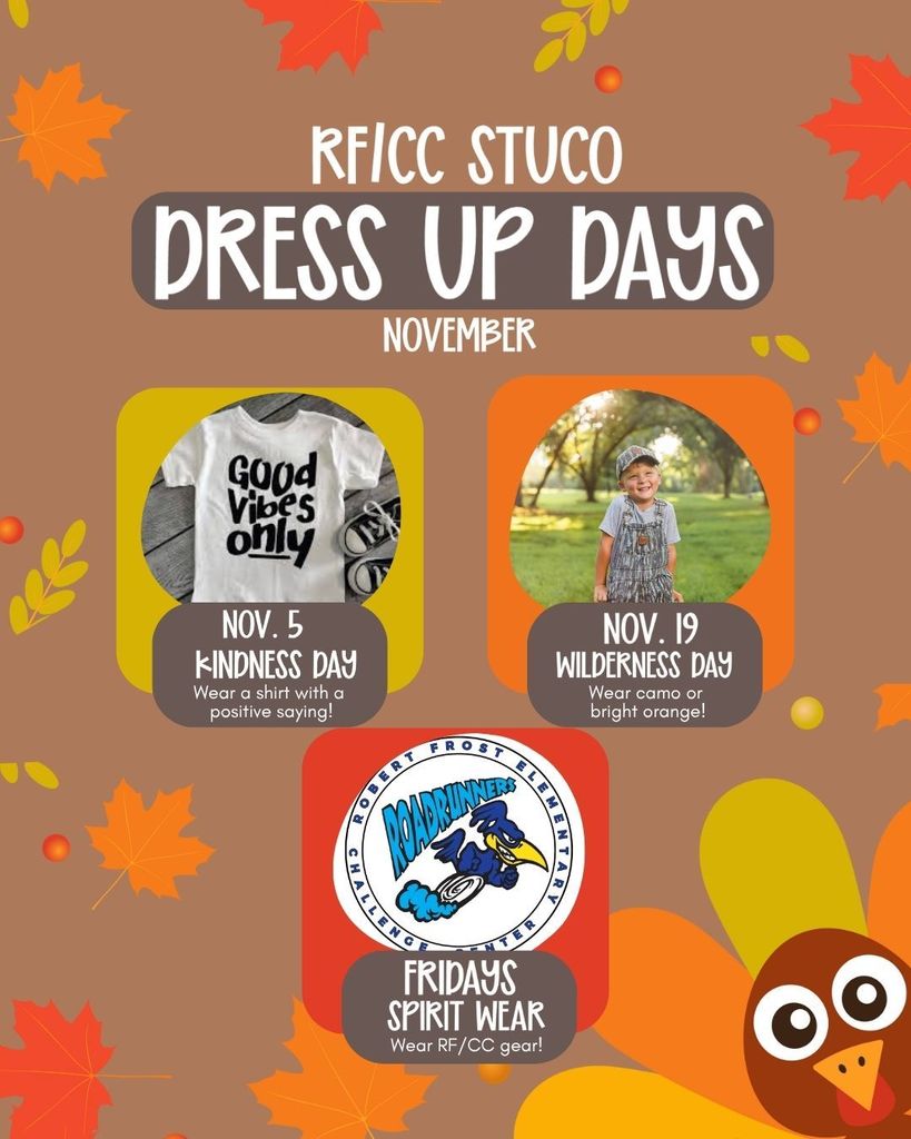 November Dress Up days