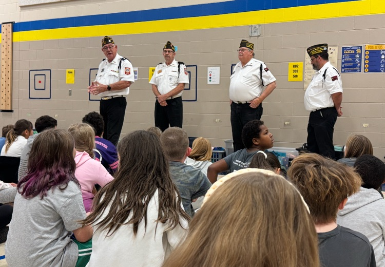 flag presentation with VFW