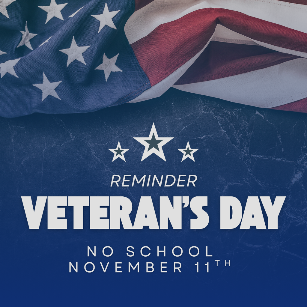 No School, November 11th.