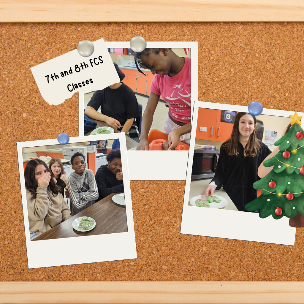 Students baking cookies