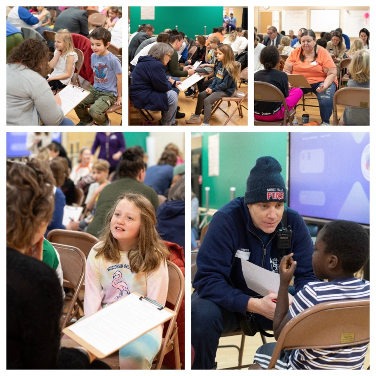 a collage photo of students participating in the smart bowl 