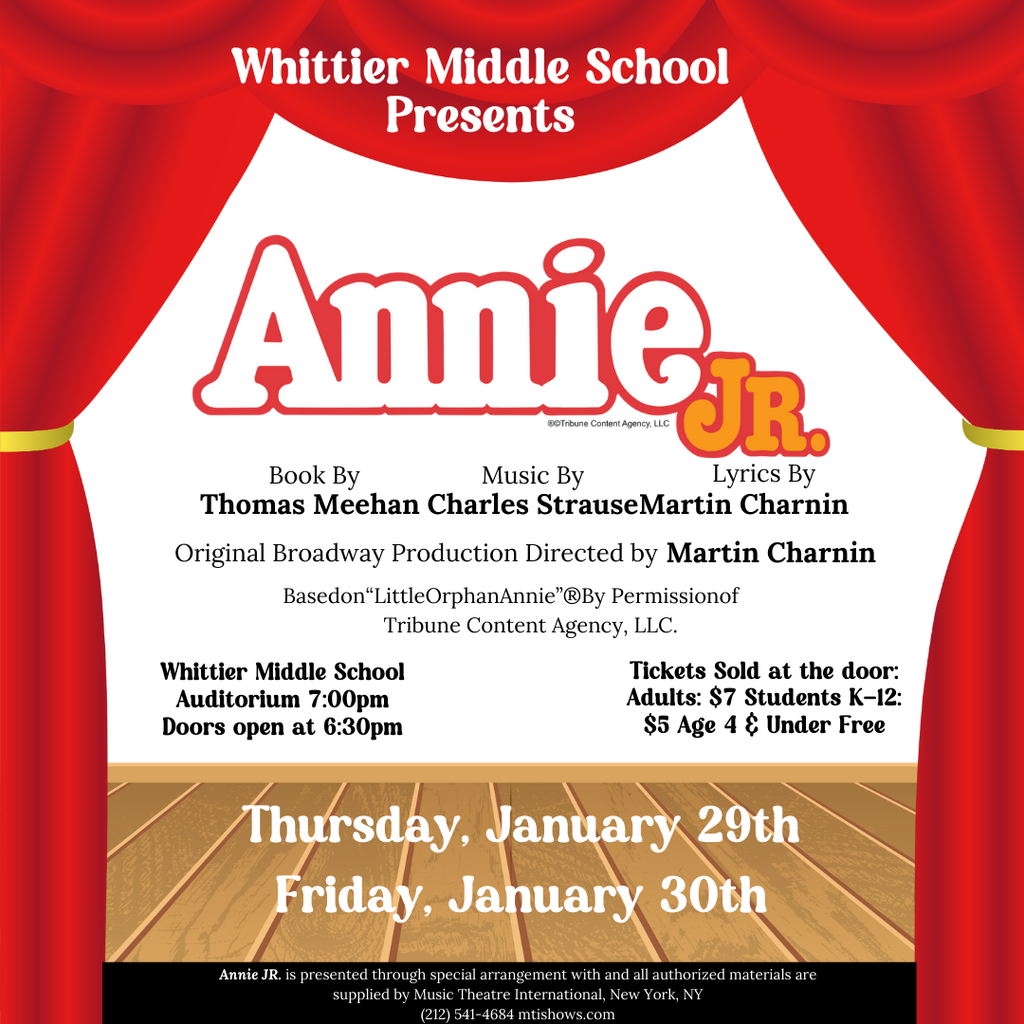 Annie Jr. Tickets