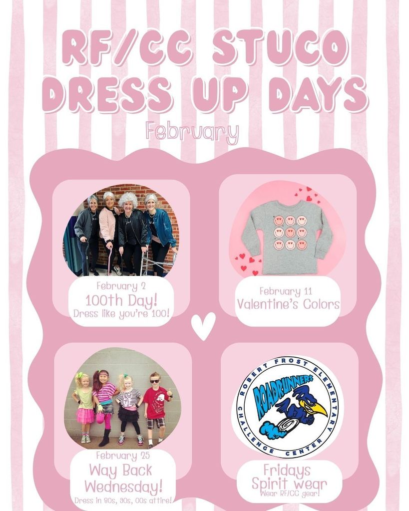 RF/CC February Dress Up days