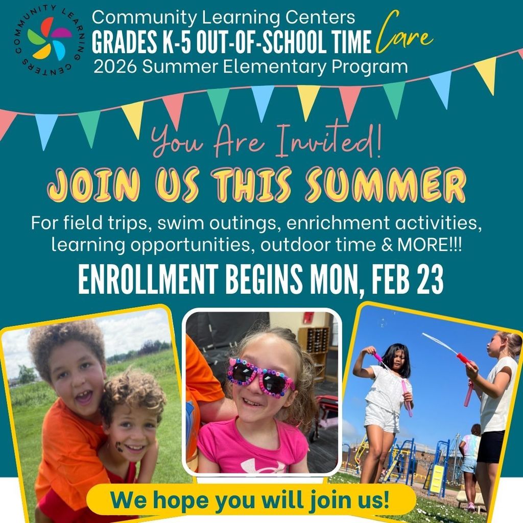 Summer CLC 26 English flyer