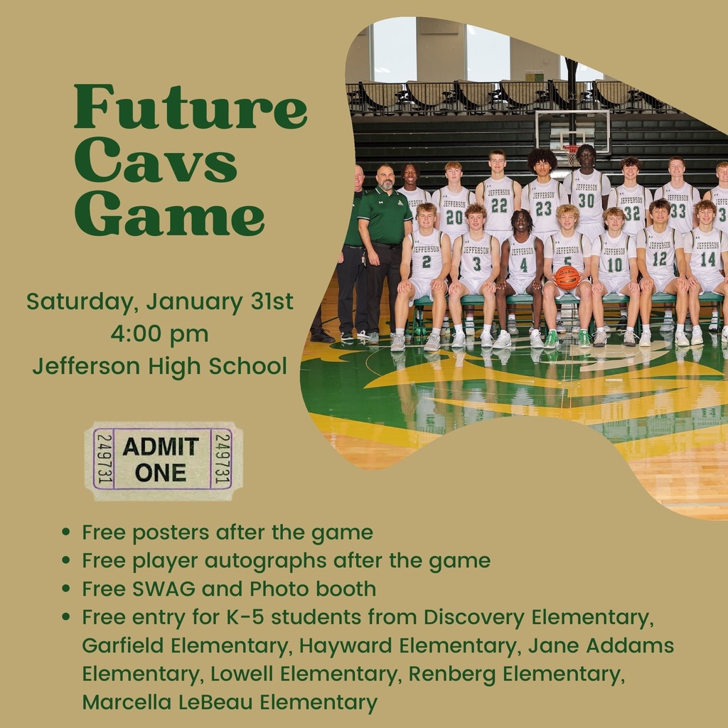 Details for the Future Cavs Game on Jan 31