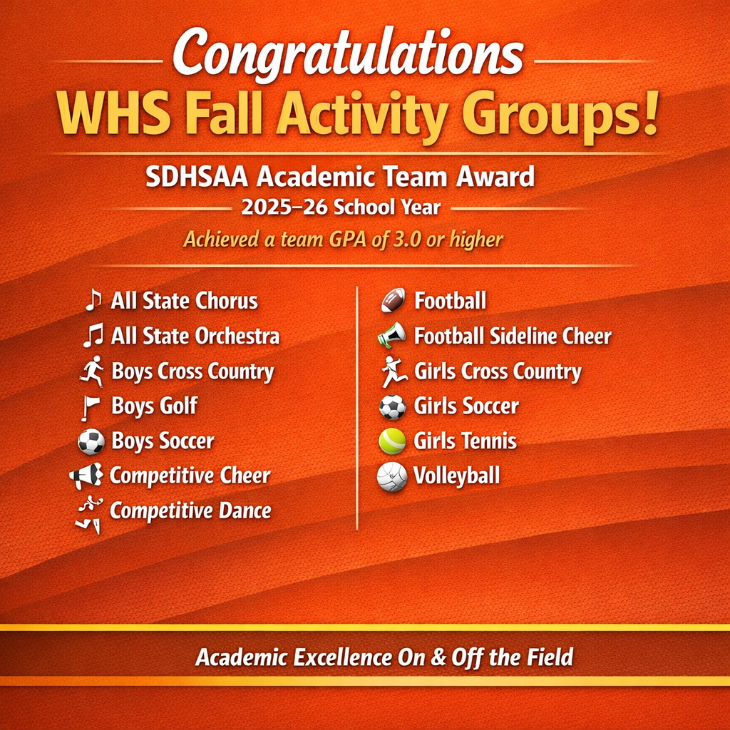 SDHSAA Academic Team Award