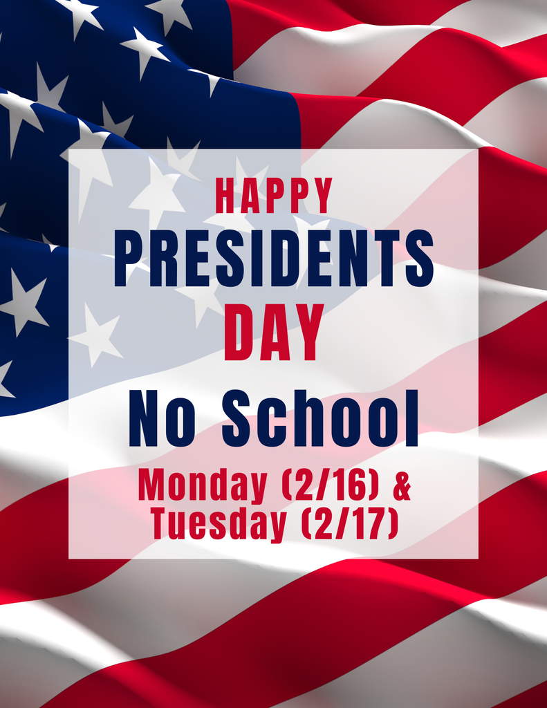 Reminder: No School Monday and Tuesday 