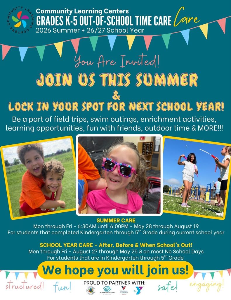 Flyer for CLC Enrollment