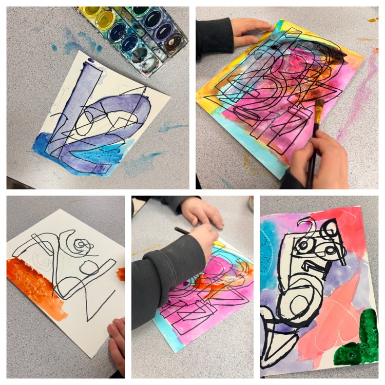 a college style photo of youth art