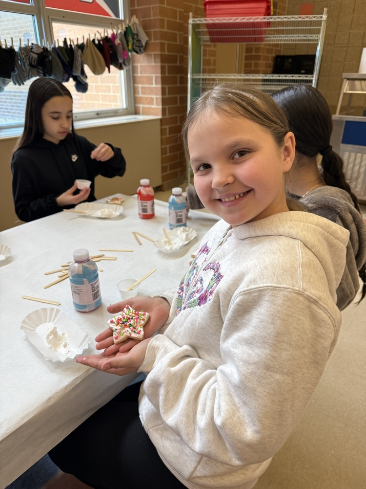 proud of her star cookie