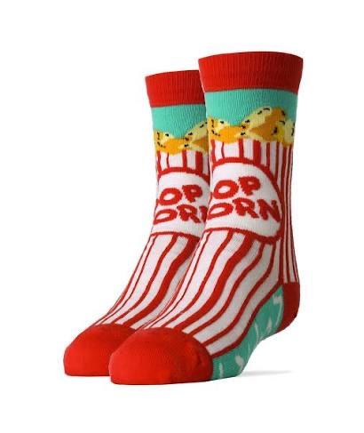 crazy popcorn socks 