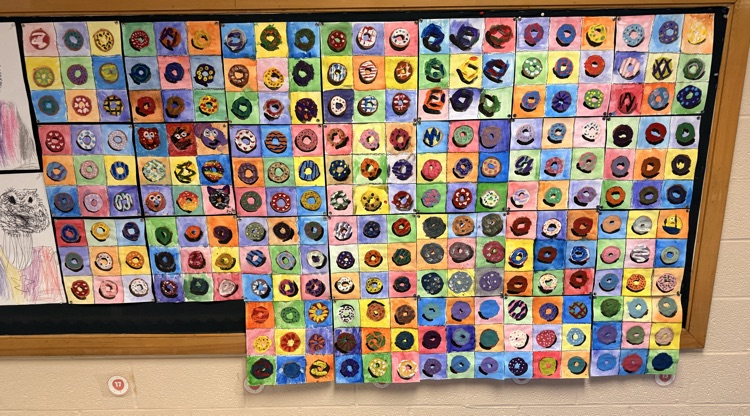 donut art displays