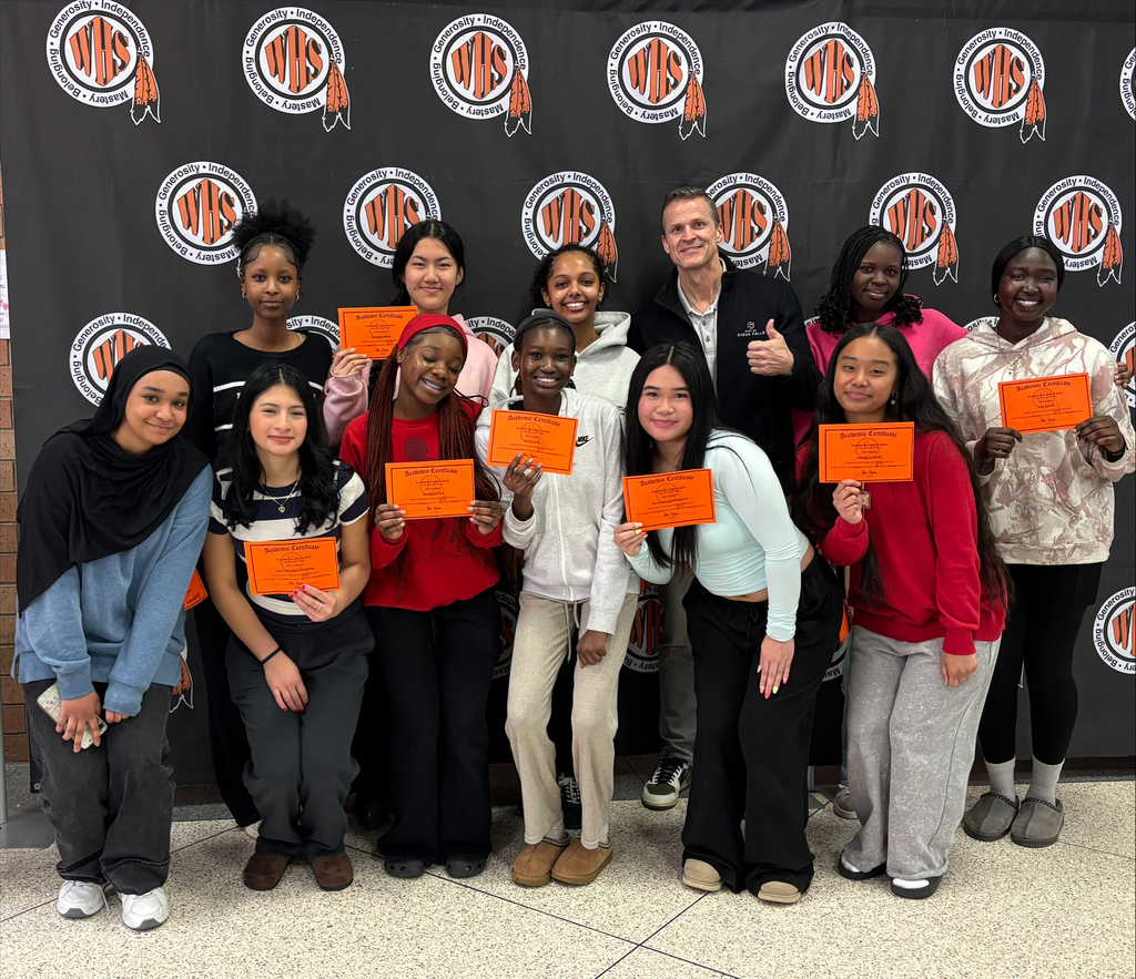 Academic Letter recipients with Mayor TenHaken