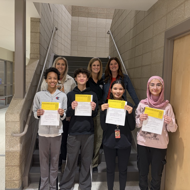 students of the month for February