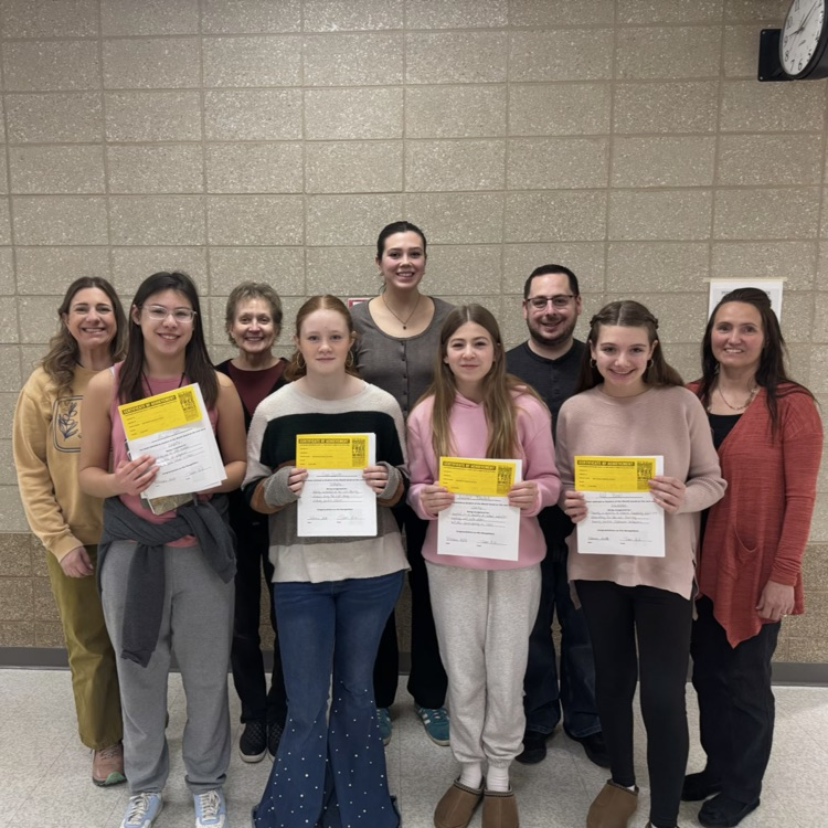students of the month for February