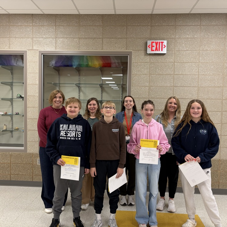 students of the month for February