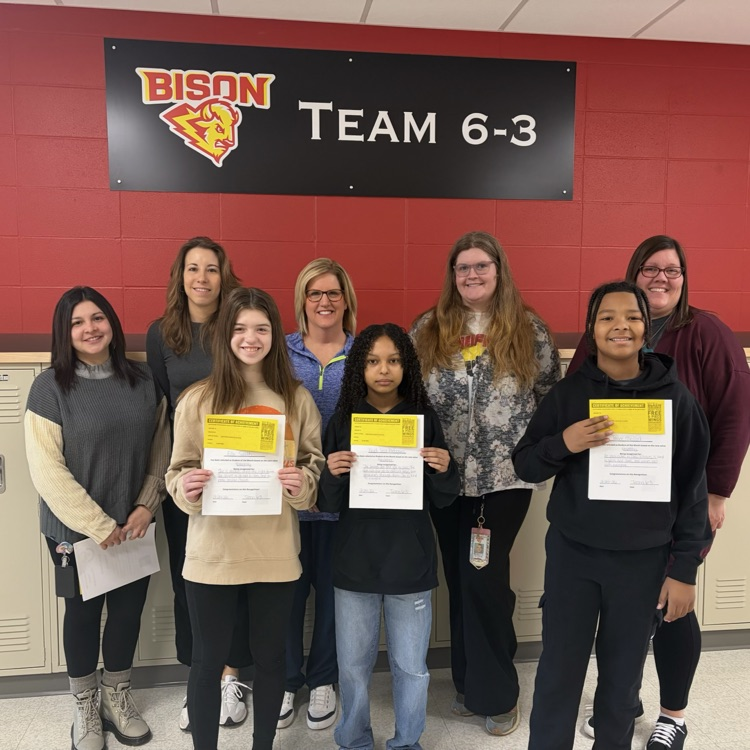 students of the month for February