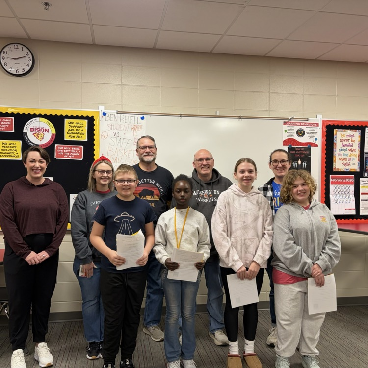 students of the month for February