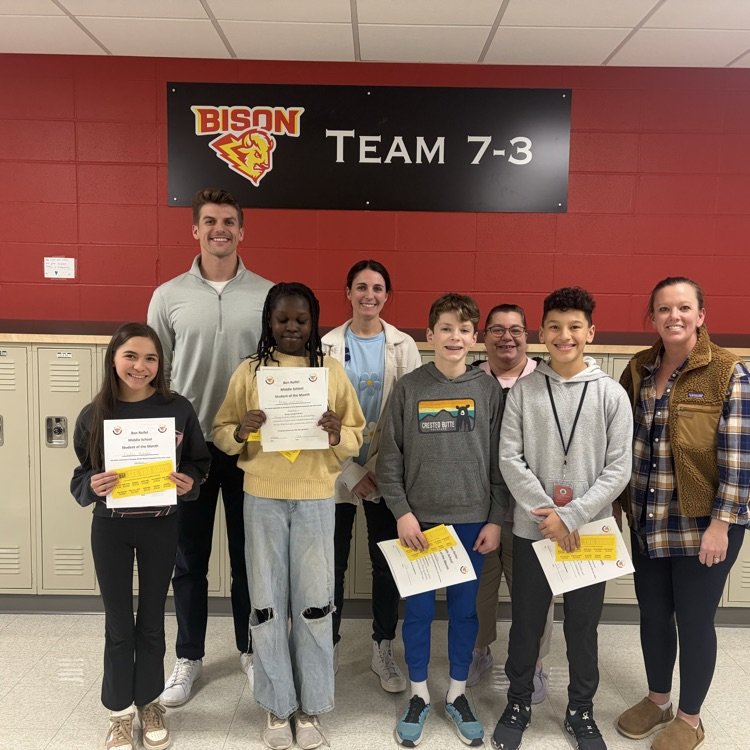 students of the month for February