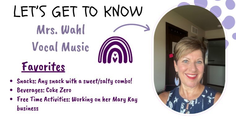 music teacher Karla Wahl  smiling