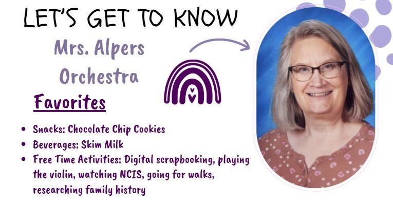 Orchestra teacher Denise Alpers