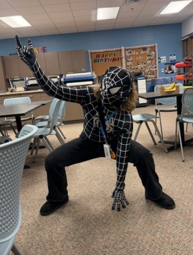 Spidy-staff. Spiderman superhero staff. 