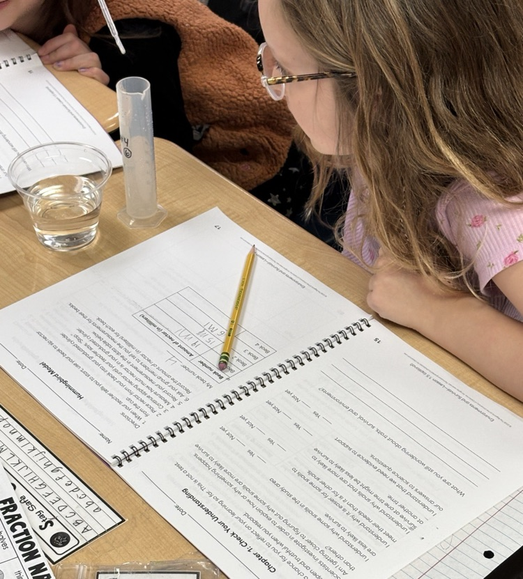 students working on a science project