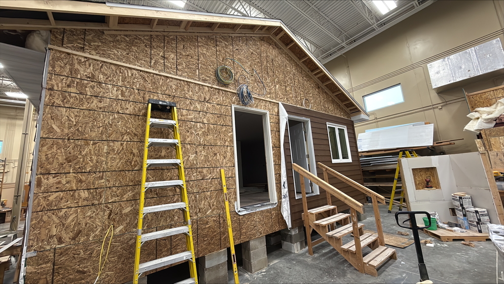 Habitat for Humanity outside of the house