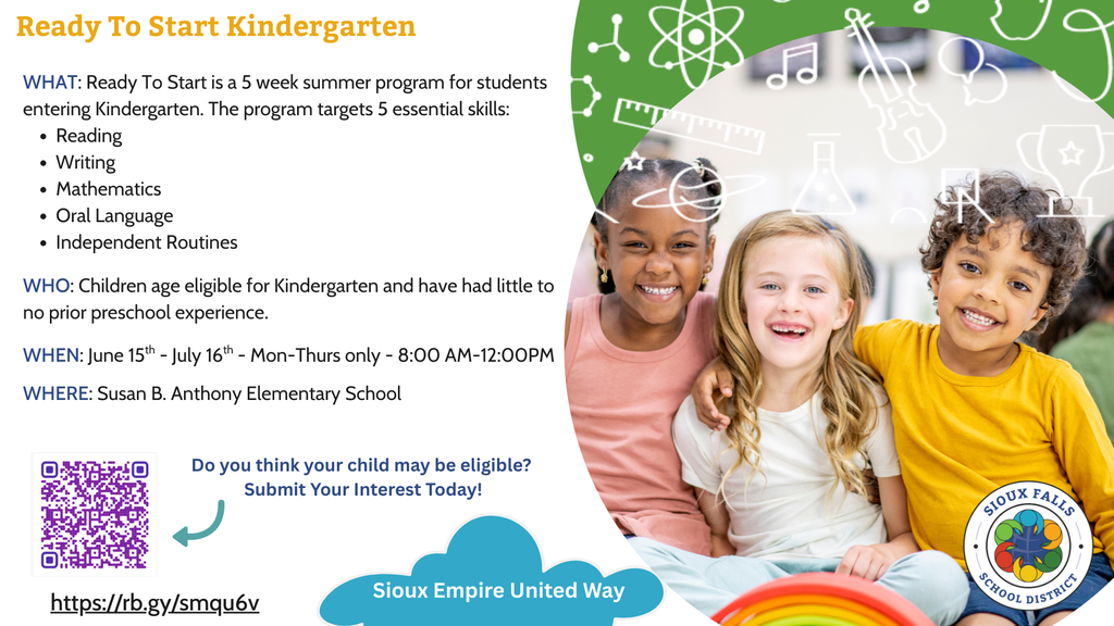 Ready To Start Kindergarten program