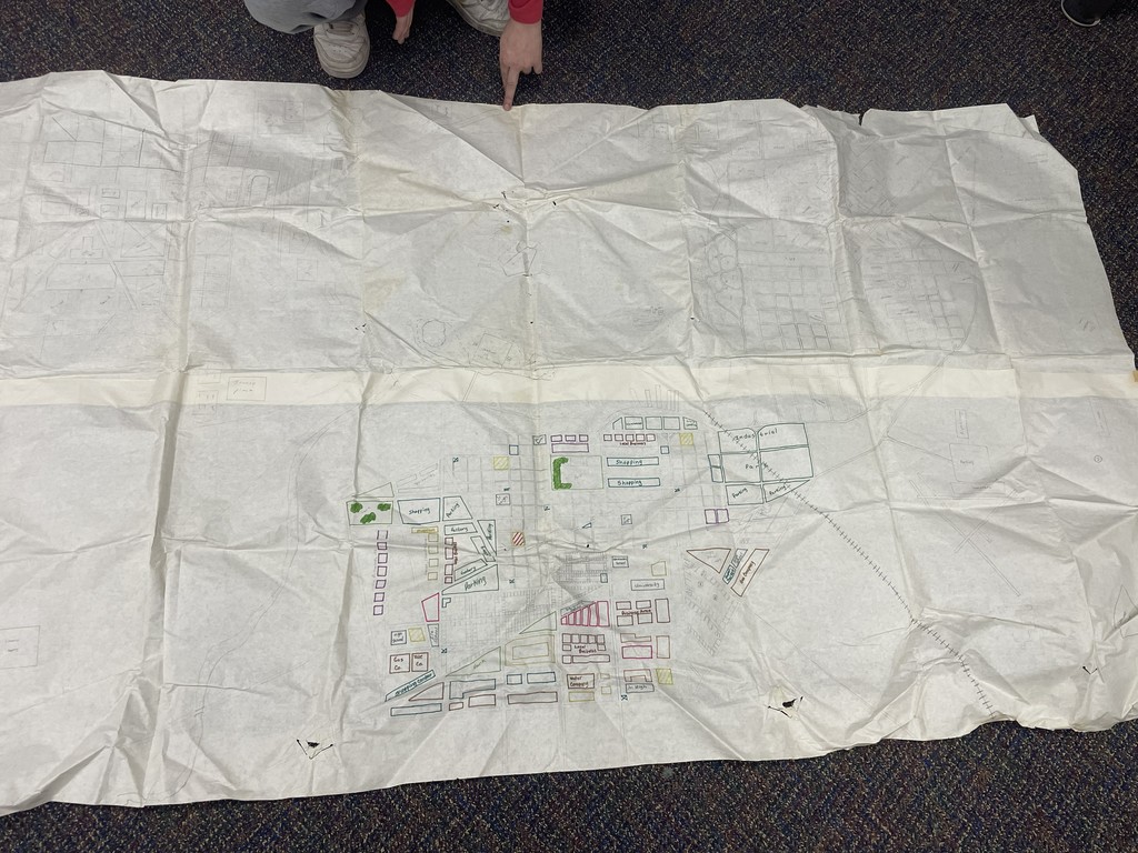 The full map laid out