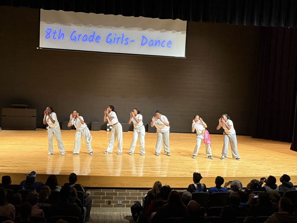Group of students dancing. 
