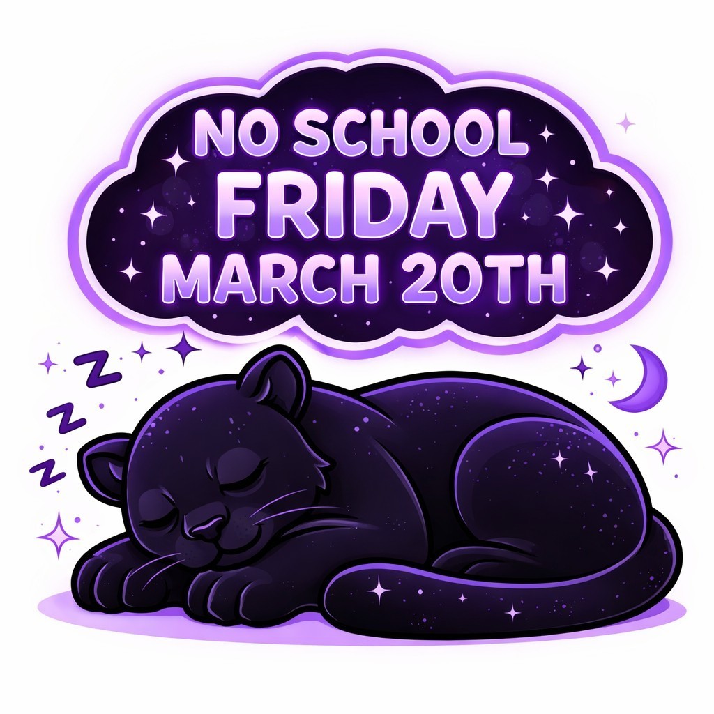 Sleeping panther dreaming about no school on friday