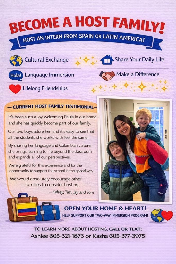 We are looking for host families at Rosa Parks  