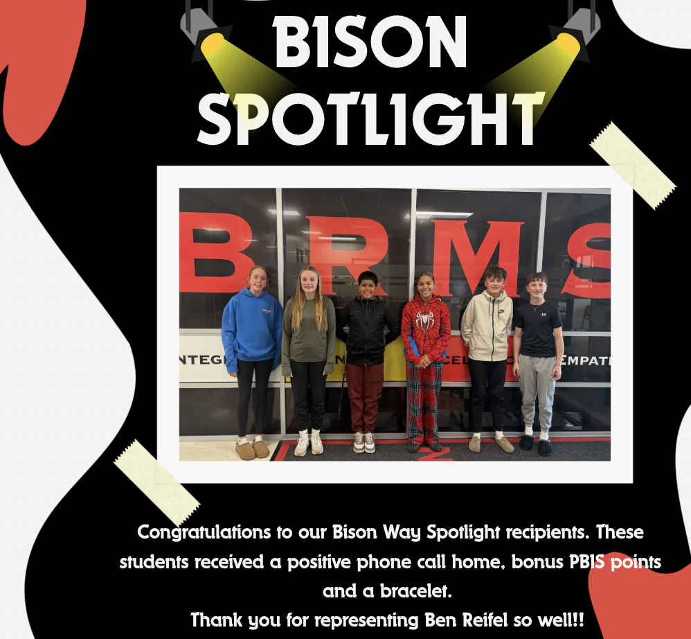 Our newest Bison Spotlight recipients!