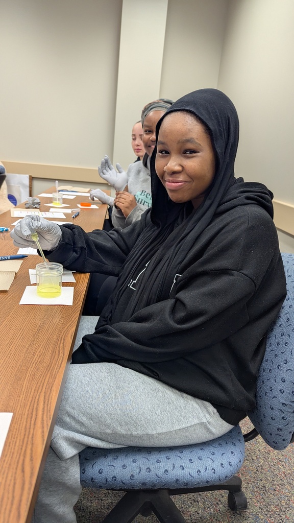 Students at Women in Science. 
