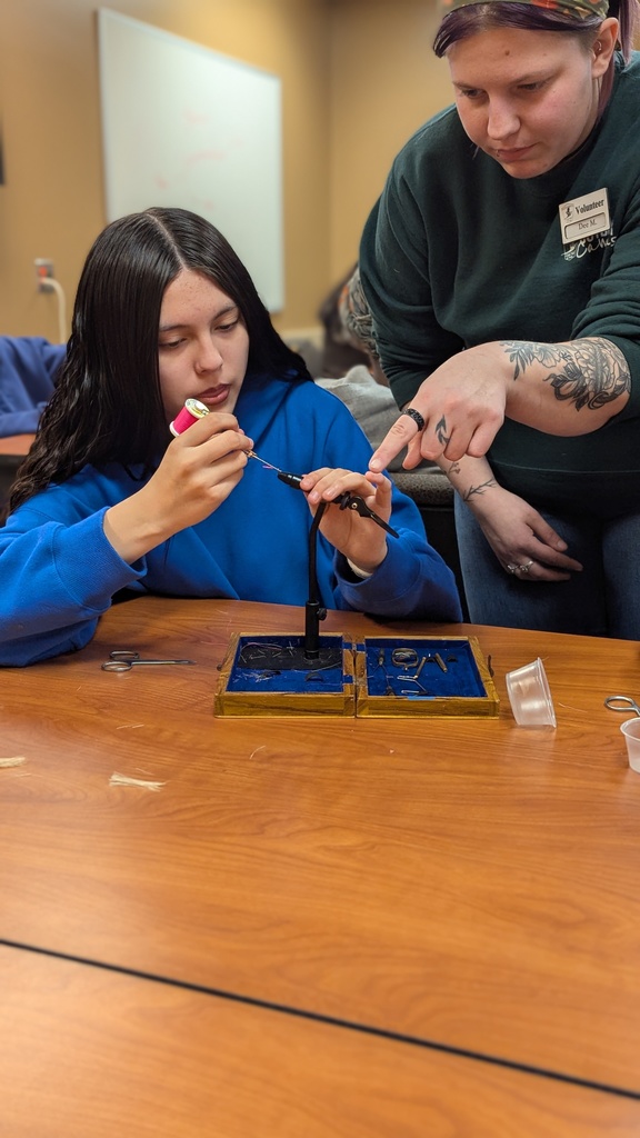 Students at Women in Science. 