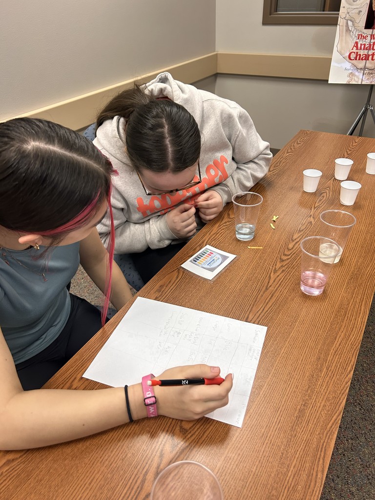 Students at Women in Science. 