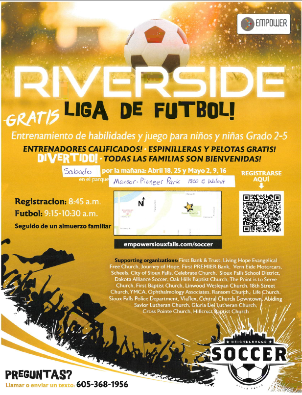 Neighborhood Soccer Spring 2026 - Spanish