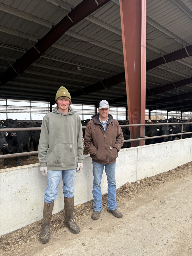 Charlie and Jesse posing for a picture