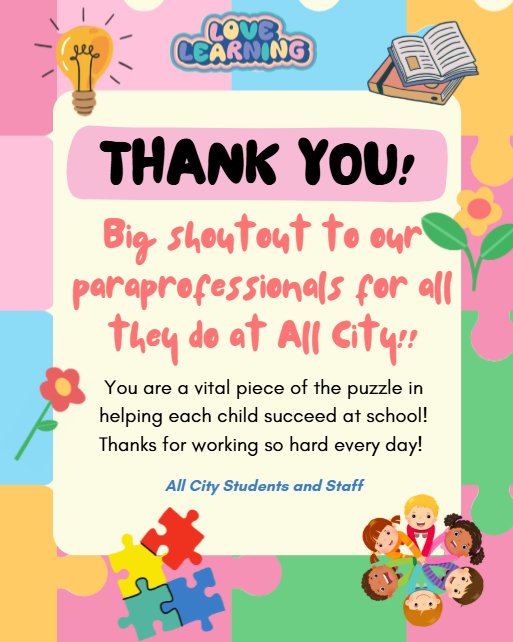 Happy Paraprofessionals Day!