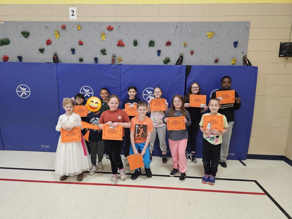 All grades students of the month