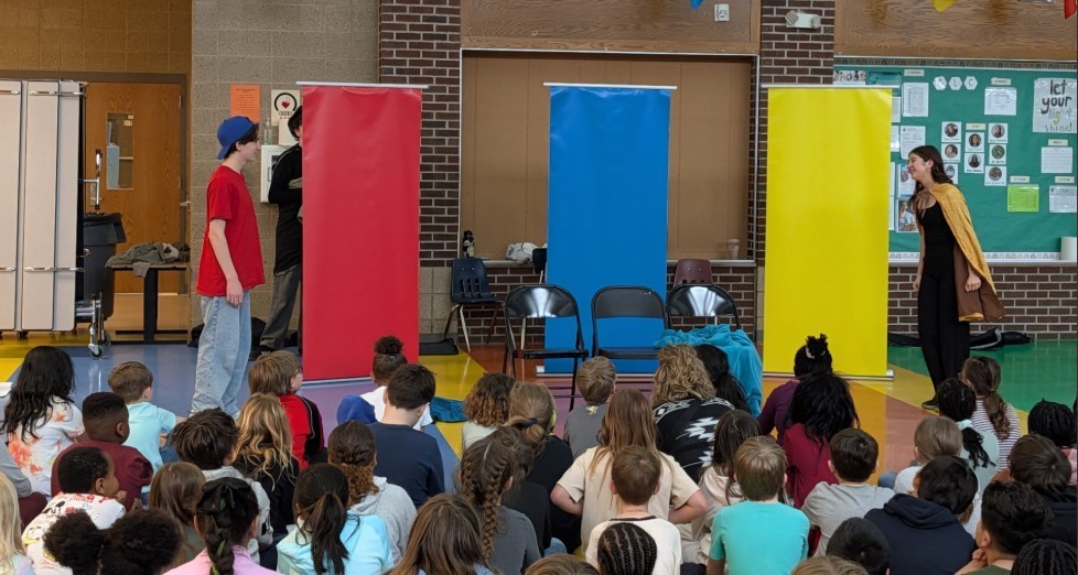 Play performed in front of SBA 3rd Graders. 