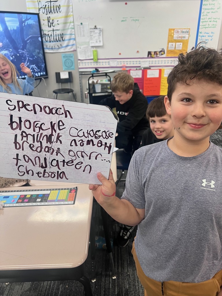 Students doing a worksheet. 