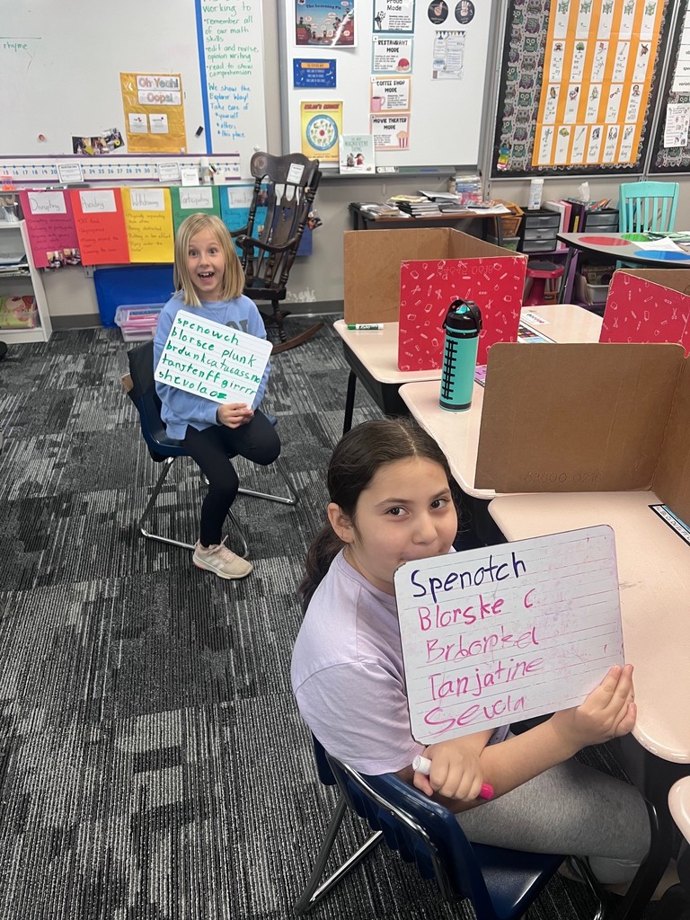 Students doing a worksheet. 