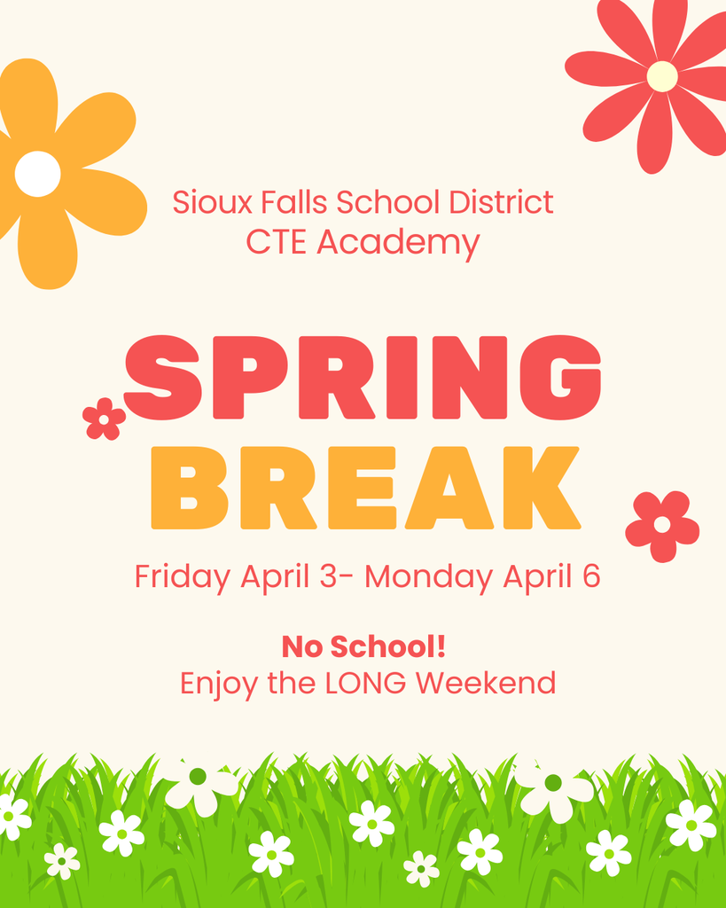 Reminder no School tomorrow and Monday April 6th
