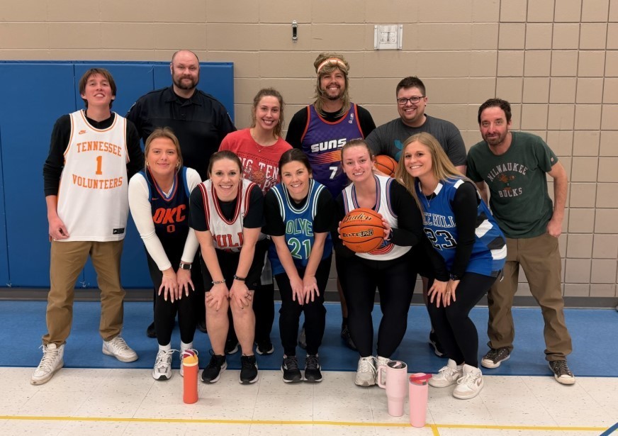 Staff basketball team
